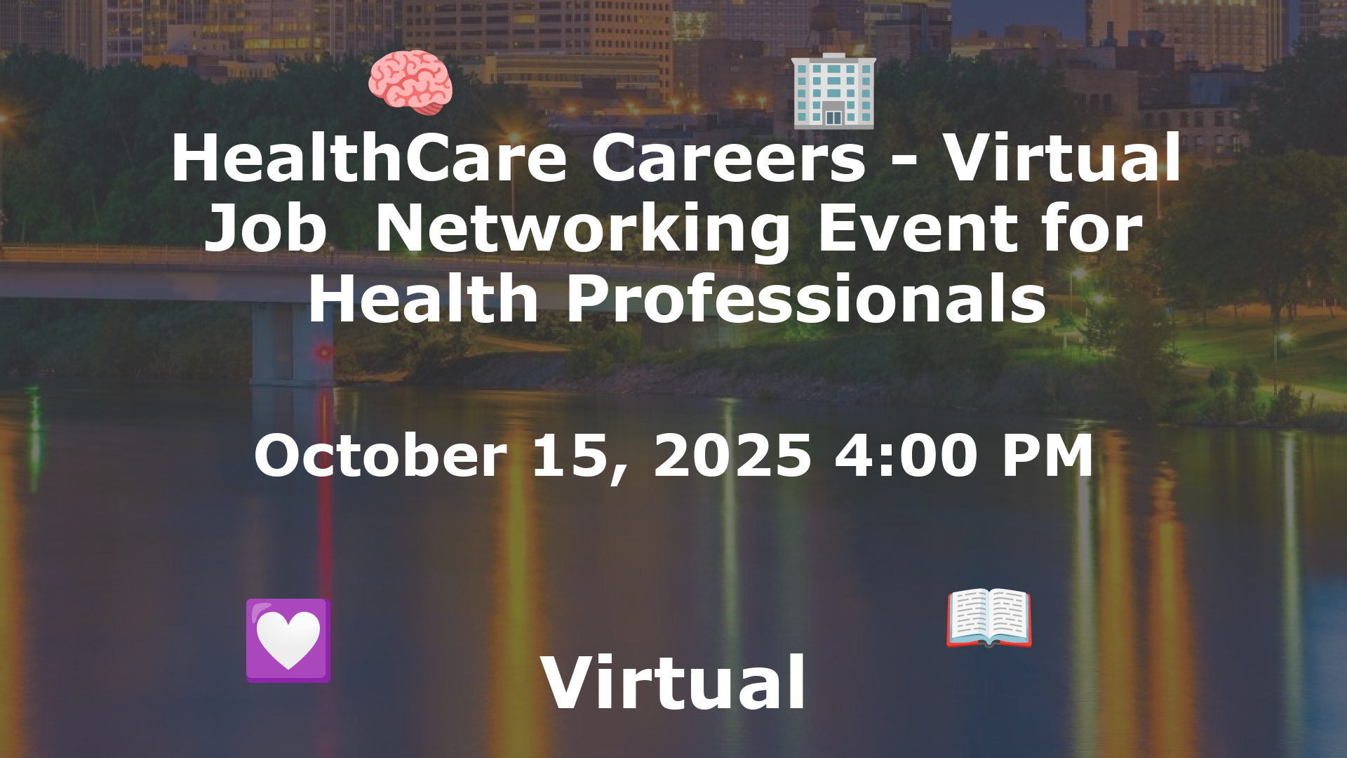 HealthCare Careers - Virtual Job  Networking Event for Health Professionals event image